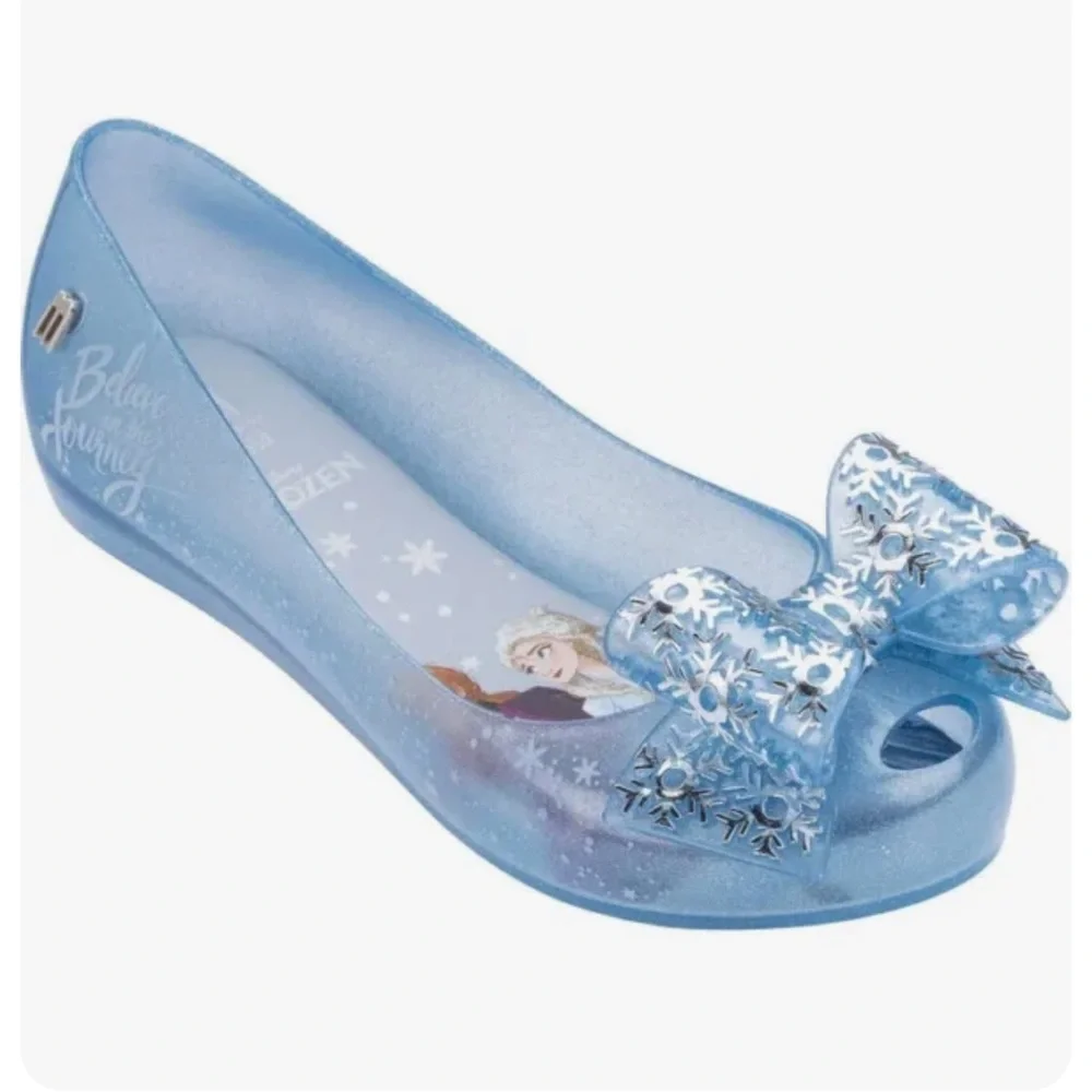 Mini Melissa Frozen Ballet Flat blue